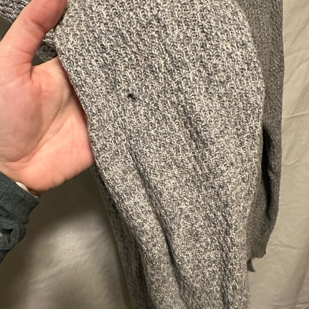 Madewell Gray Crewneck Knit Sweater - Picture 3 of 5